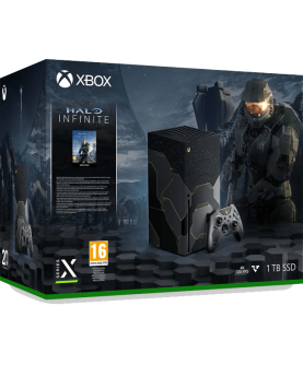 Microsoft Xbox Series X Halo Infinite Limited Edition Bundle mit Laufwerk und 1 TB SSD (Xbox Series X) (C8Y-00031)