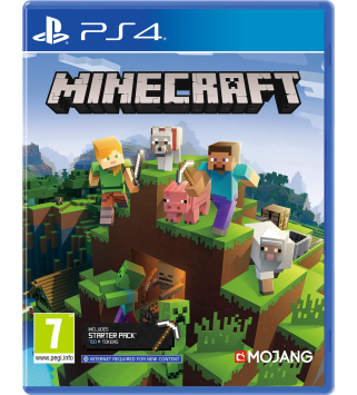 Minecraft PS4 Bedrock Edition + Starter-Pack (EU PEGI) (deutsch)