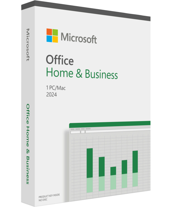 Microsoft Office 2024 Home and Business für Windows/Mac Deutsch/Multilingual PKC (Box) (EP2-06662) (Dauerlizenz, kein Abo)