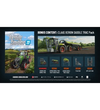 Landwirtschafts-Simulator 22 + Class Xerion Saddle Trac Pack PS4 (EU PEGI) (deutsch)