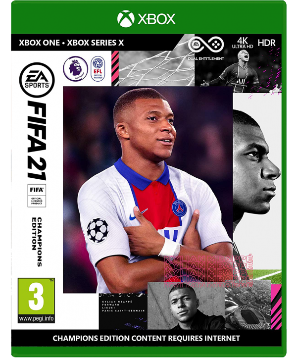FIFA 21 Champions Edition Xbox One / Xbox Series X + Vorabzugang ab 6. Oktober / 12 Gold-Packs (PEGI on Disk) (deutsch) [uncut]